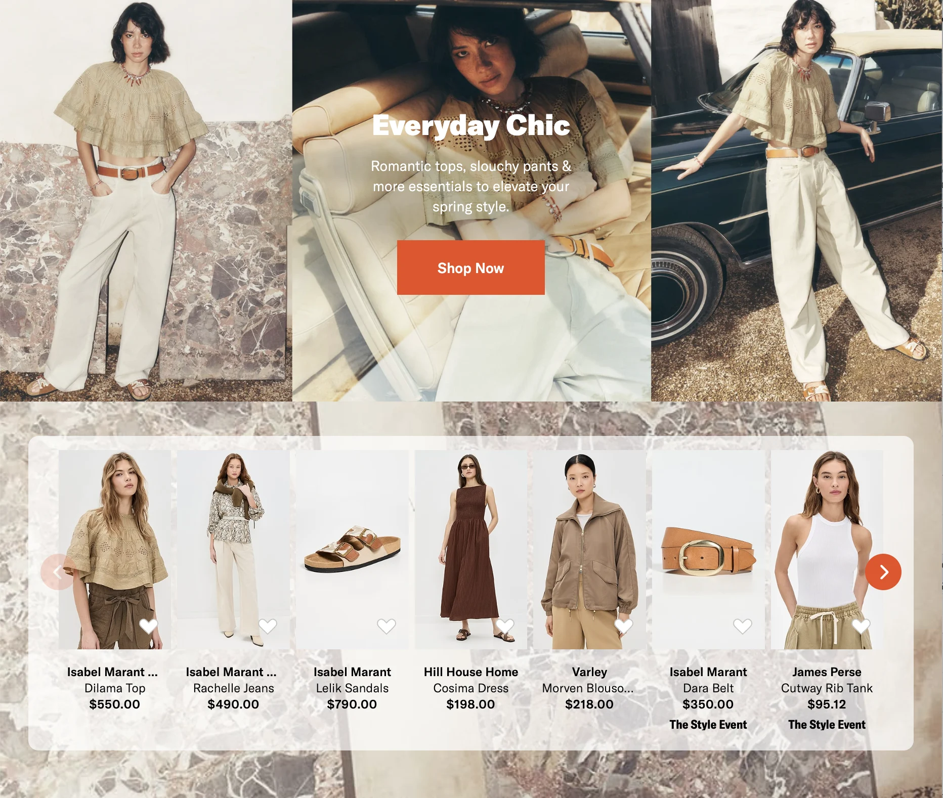 Homepage Carousels