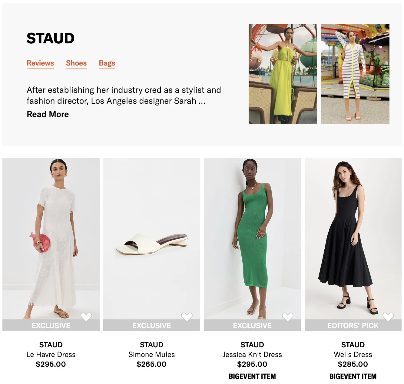 Product Listing Page Mastheads