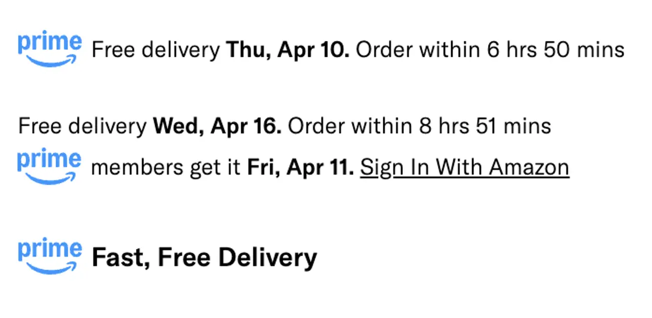 Prime Shipping Integration